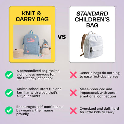 PO's - Personalized Knitted Backpack