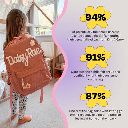 PO's - Personalized Knitted Backpack